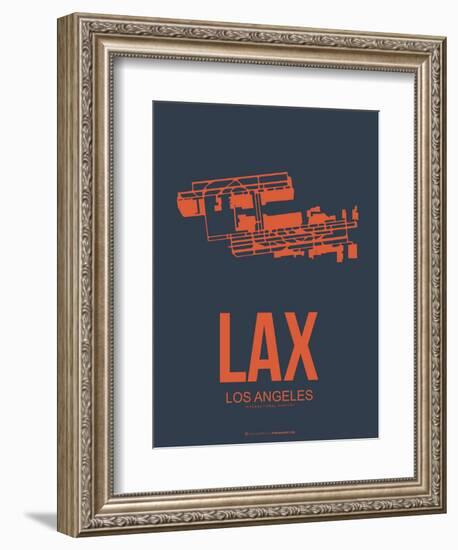 Lax Los Angeles Poster 3-NaxArt-Framed Art Print