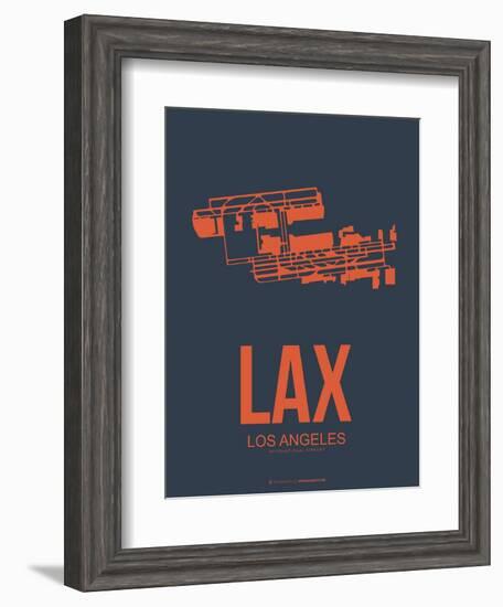 Lax Los Angeles Poster 3-NaxArt-Framed Art Print