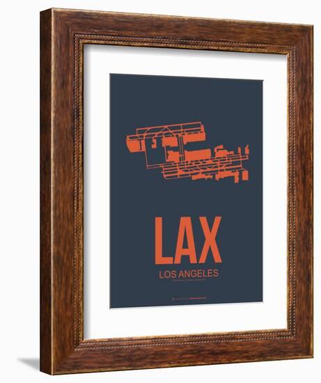 Lax Los Angeles Poster 3-NaxArt-Framed Art Print