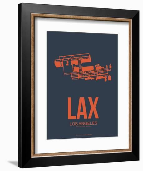 Lax Los Angeles Poster 3-NaxArt-Framed Art Print