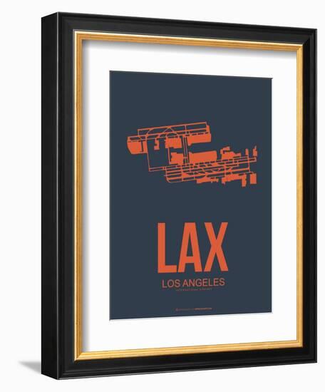 Lax Los Angeles Poster 3-NaxArt-Framed Art Print