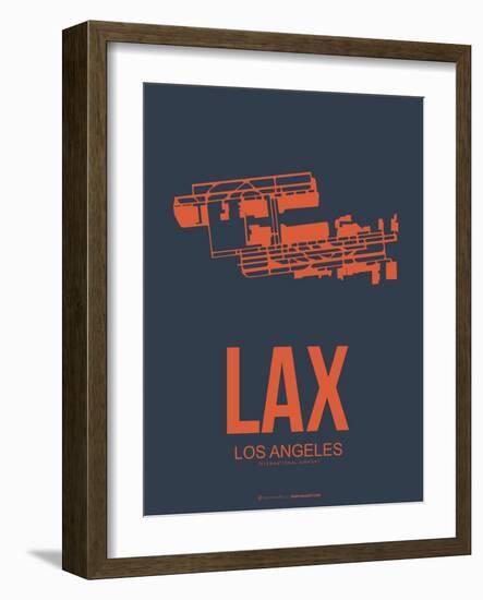 Lax Los Angeles Poster 3-NaxArt-Framed Art Print