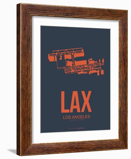 Lax Los Angeles Poster 3-NaxArt-Framed Art Print