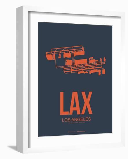 Lax Los Angeles Poster 3-NaxArt-Framed Art Print