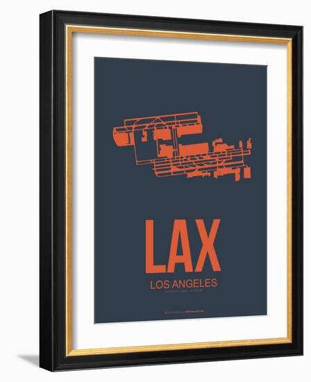 Lax Los Angeles Poster 3-NaxArt-Framed Art Print