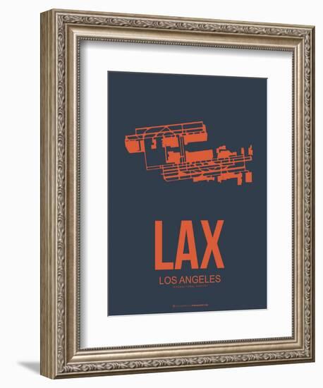 Lax Los Angeles Poster 3-NaxArt-Framed Premium Giclee Print
