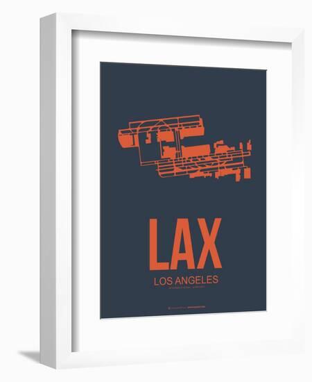 Lax Los Angeles Poster 3-NaxArt-Framed Premium Giclee Print