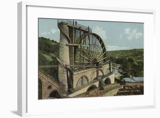 Laxey Wheel, Isle of Man-null-Framed Photographic Print