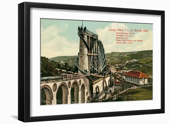 Laxey Wheel, Isle of Man-null-Framed Art Print