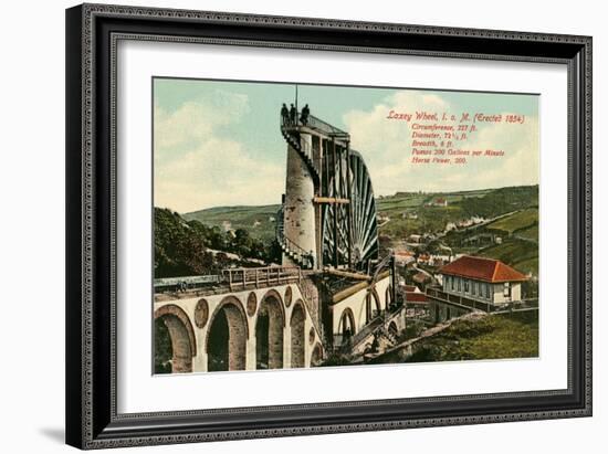 Laxey Wheel, Isle of Man-null-Framed Art Print