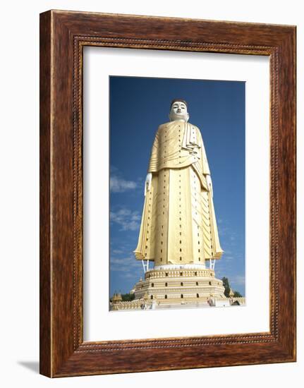 Lay Kyun Sakkya Standing Buddha, Sagaing Division-Annie Owen-Framed Photographic Print