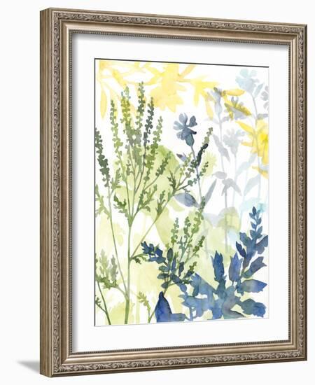 Layered Blooms I-Megan Meagher-Framed Art Print