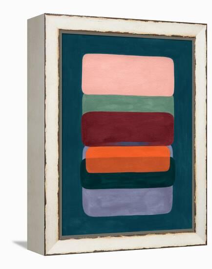 Layered Cake II-Grace Popp-Framed Stretched Canvas