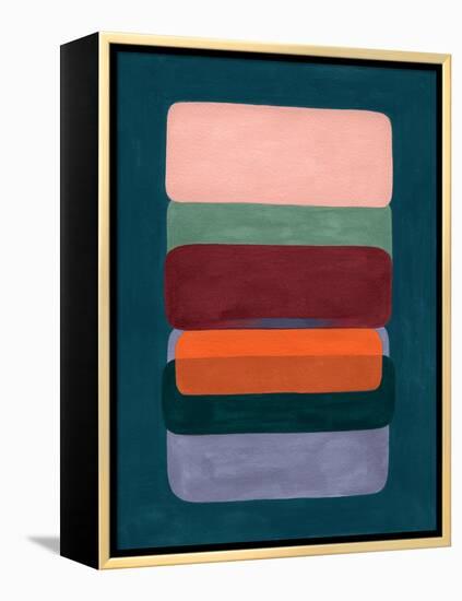 Layered Cake II-Grace Popp-Framed Stretched Canvas