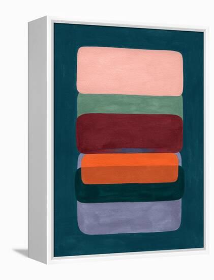 Layered Cake II-Grace Popp-Framed Stretched Canvas