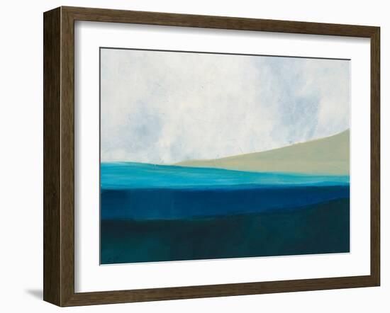 Layered Earth 1-Jan Weiss-Framed Art Print