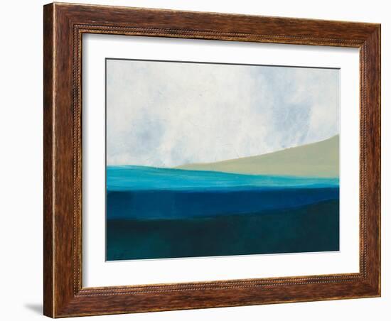 Layered Earth 1-Jan Weiss-Framed Art Print