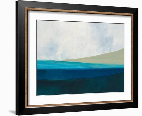 Layered Earth 1-Jan Weiss-Framed Art Print