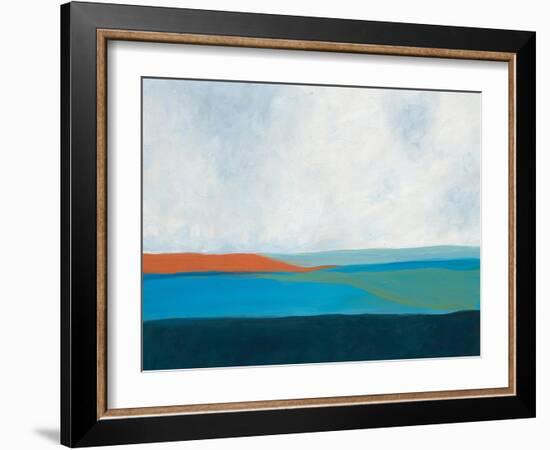 Layered Earth 2-Jan Weiss-Framed Art Print