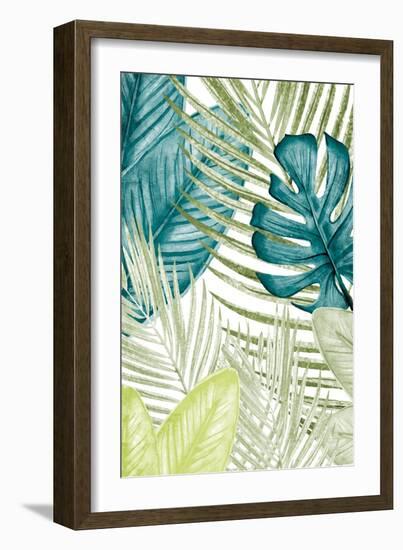Layered Palms 2-Kimberly Allen-Framed Art Print