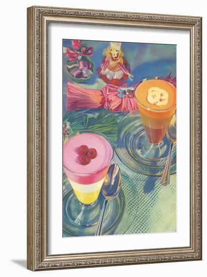 Layered Parfaits-null-Framed Art Print