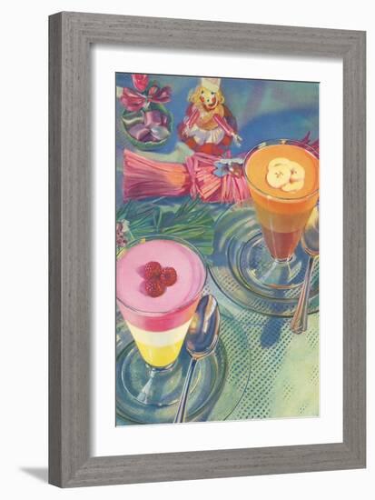 Layered Parfaits-null-Framed Art Print