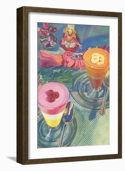 Layered Parfaits-null-Framed Art Print