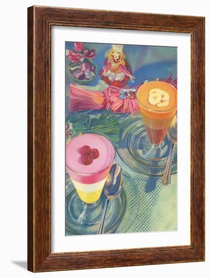 Layered Parfaits-null-Framed Art Print