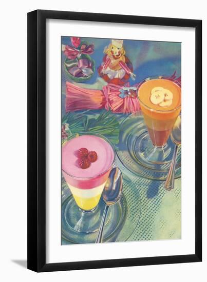 Layered Parfaits-null-Framed Art Print