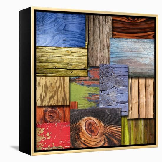 Layered Wood-Karen Williams-Framed Premier Image Canvas