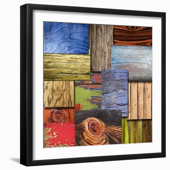 Layered Wood-Karen Williams-Framed Giclee Print