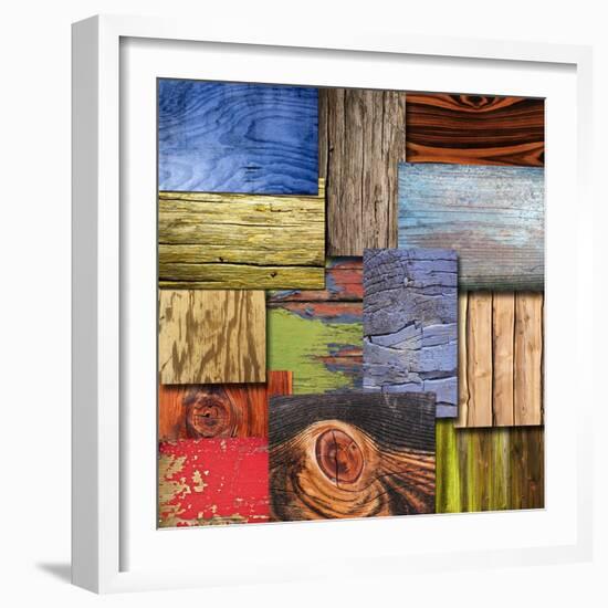 Layered Wood-Karen Williams-Framed Giclee Print