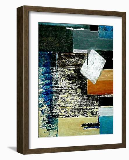 Layers and Squares II-Ruth Palmer 2-Framed Art Print