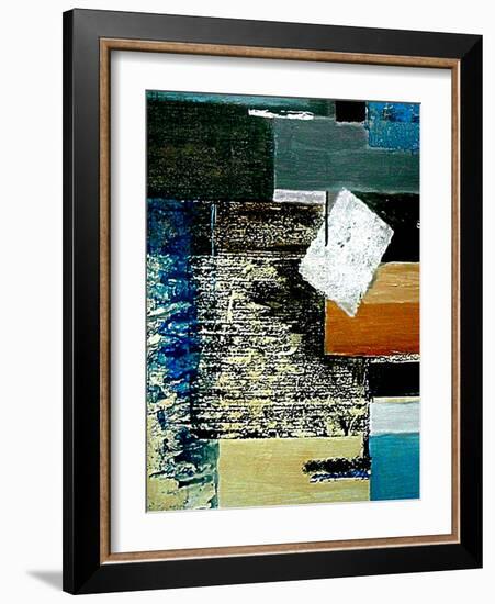 Layers and Squares II-Ruth Palmer 2-Framed Art Print