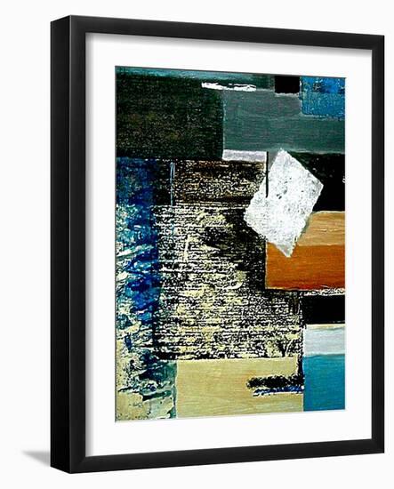 Layers and Squares II-Ruth Palmer 2-Framed Art Print