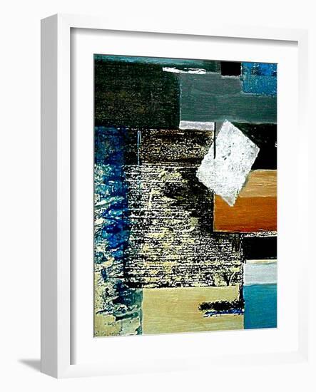 Layers and Squares II-Ruth Palmer 2-Framed Art Print