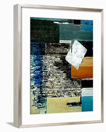 Layers and Squares II-Ruth Palmer 2-Framed Art Print