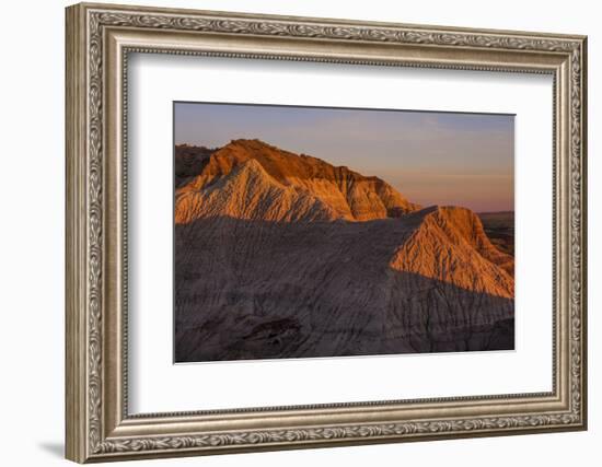 Layers and Striations of Spectacular Blue Mesa in Petrified Forest National Park, Arizona-Jerry Ginsberg-Framed Photographic Print