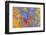 Layers of chipped paint and scratches-Art Wolfe-Framed Photographic Print