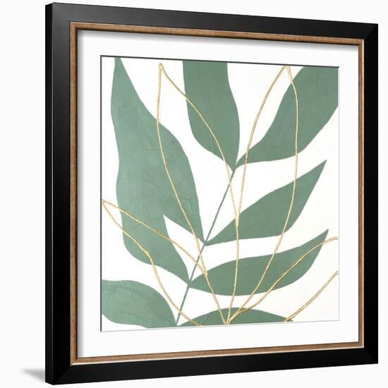 Layers of Leaves II-Vanna Lam-Framed Art Print