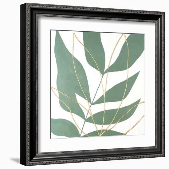 Layers of Leaves II-Vanna Lam-Framed Art Print