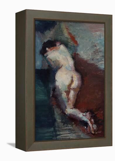 Laying back nude, 1909-Mathilde Dietrichson-Framed Premier Image Canvas