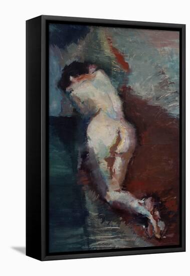 Laying back nude, 1909-Mathilde Dietrichson-Framed Premier Image Canvas