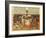 Laying Siege on a Fortress, Miniature from the Facts of the Romans, Italy 14th Century-null-Framed Giclee Print