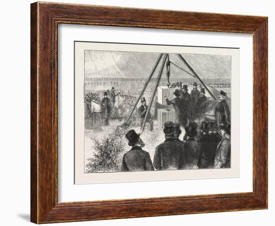 Laying the Foundation Stone of the East London Synagogue East London Synagogue Stepney Green on Mon-null-Framed Giclee Print