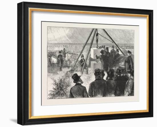 Laying the Foundation Stone of the East London Synagogue East London Synagogue Stepney Green on Mon-null-Framed Giclee Print