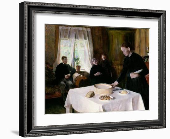 Laying the Table-August Eiebakke-Framed Giclee Print