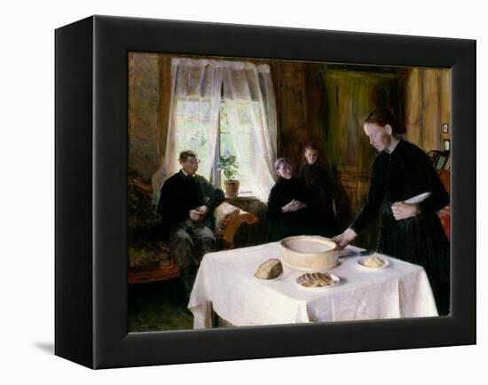 Laying the Table-August Eiebakke-Framed Premier Image Canvas