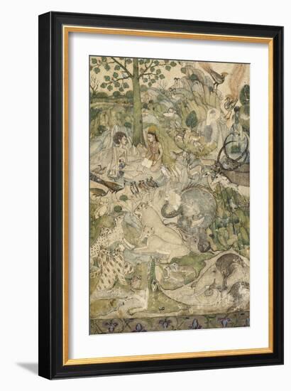 Layla et Majnun-null-Framed Giclee Print