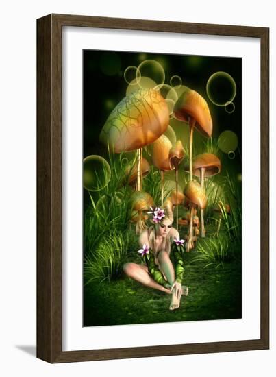 Layover 3D Computer Graphics-Atelier Sommerland-Framed Art Print